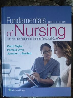 Fundamentals of Nursing Ninth Edition - Blue & White Cover